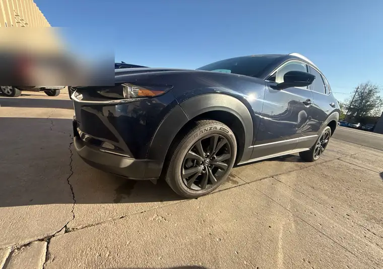 The same Mazda CX-30 at delivery in Englewood, Colorado