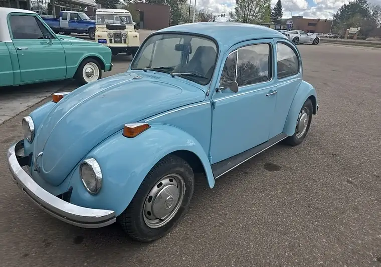 The same Beetle on a lot at delivery in Greeley, Colorado
