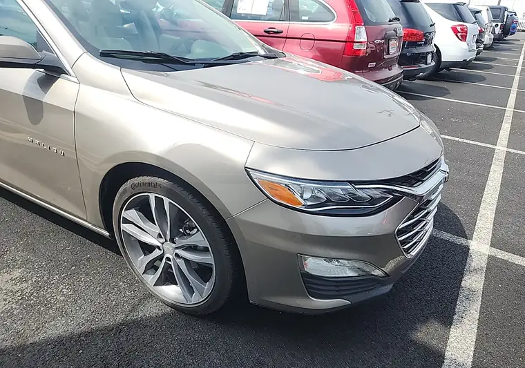 The same Malibu at a dealership at delivery in Point Pleasant, New Jersey