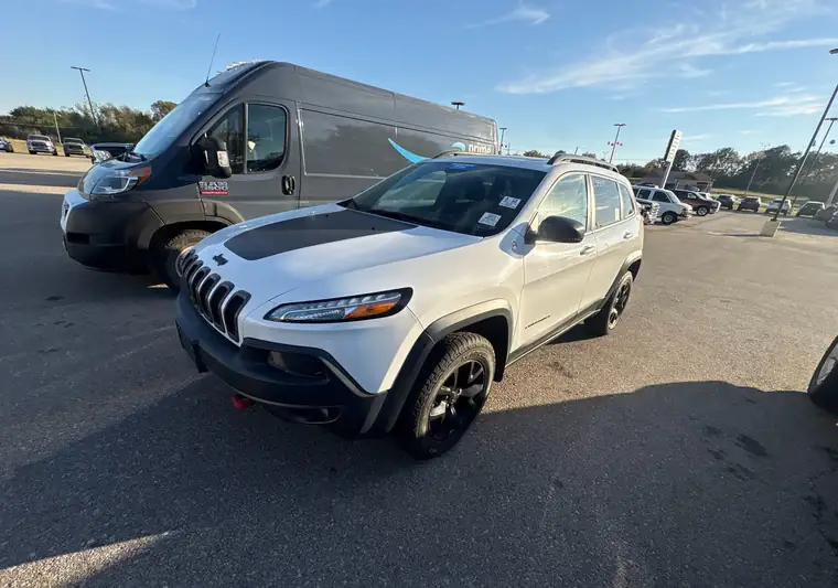 The same Jeep Cherokee at delivery in Hugo, Oklahoma