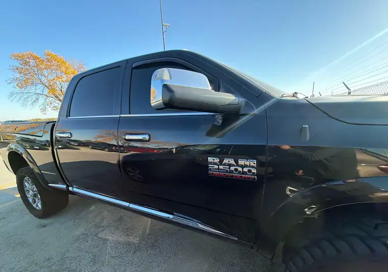 The same Ram 2500 pickup at delivery in the Omaha and Lincoln area of Nebraska